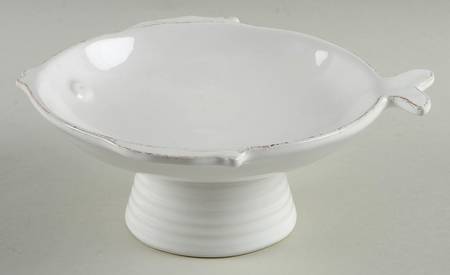 Lastra Fish Round Compote (Height X Width)