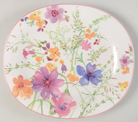 Mariefleur Oval Salad Plate