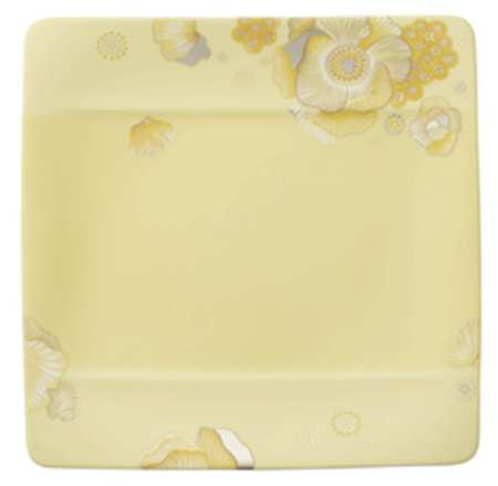Modern Grace Peonia Square Salad Plate