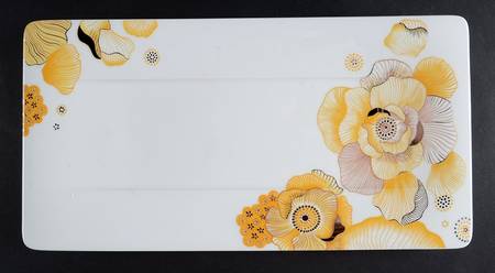 Modern Grace Peonia 13" Rectangular Tray