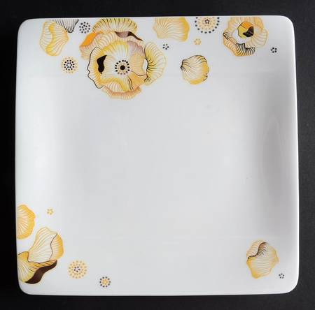 Modern Grace Peonia Square Salad Plate