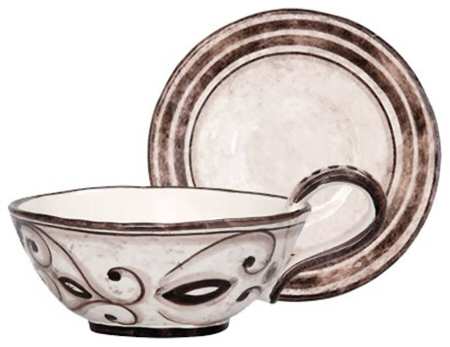 Arabesca Footed Cup & Saucer Set