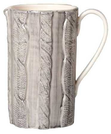 Cable Knit 48 Oz Pitcher