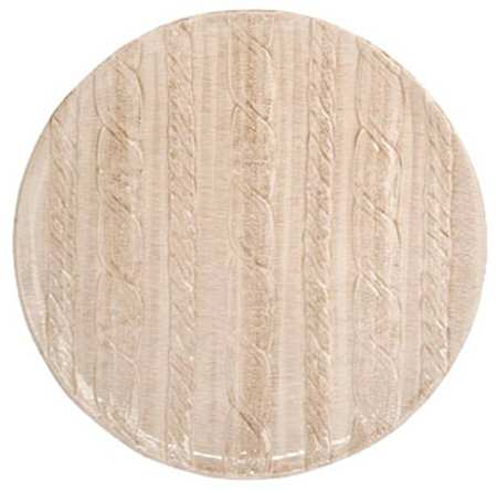 Cable Knit Salad Plate