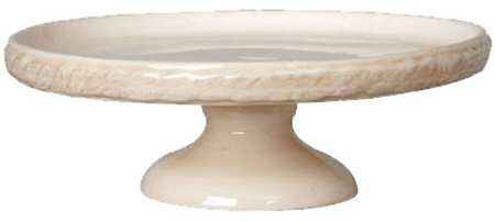 Cable Knit 12" Diameter Pedestal Cake Stand