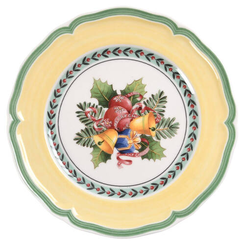 French Garden Noel Accent Salad Plate