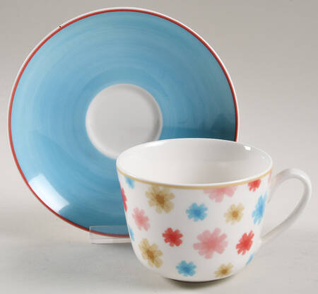 Lina Flat Cup & Saucer Set