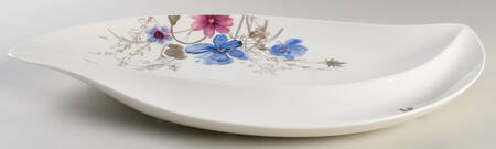 Mariefleur Grey Oval Divided Server