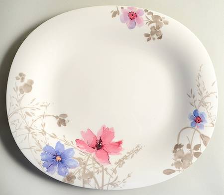 Mariefleur Grey 12" Gourmet Plate