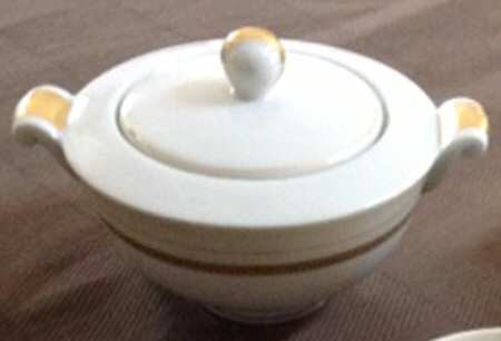 VIG187 Sugar Bowl & Lid