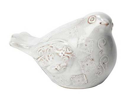 Bellezza Bird White Small Bird Figurine