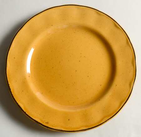 The English Collection Yellow Salad Plate