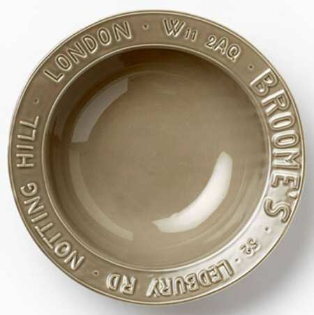 Metro Taupe 13" Round Serving Bowl