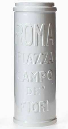 Metro White 14" Vase