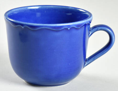 Luberon Blue (Cobalt) Flat Cup