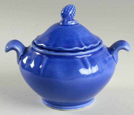 Luberon Blue (Cobalt) Sugar Bowl & Lid
