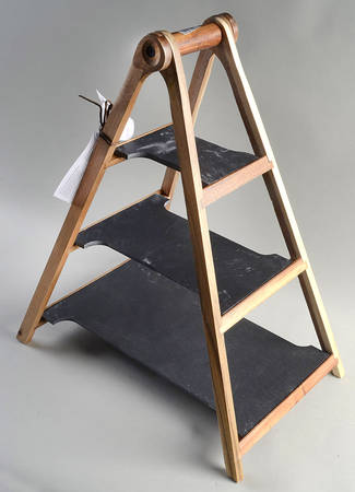 Artesano Original Wood & Slate 3 Tier Tray Stand