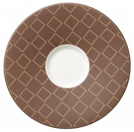Caffe Club Uni Mocha Saucer for Cafe Au Lait