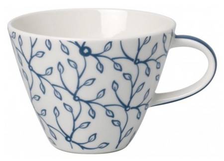 Caffe Club Floral Cornflower Blue Flat Cup