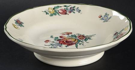 Old Strasburg (Panel) Round Compote (Height X Width)
