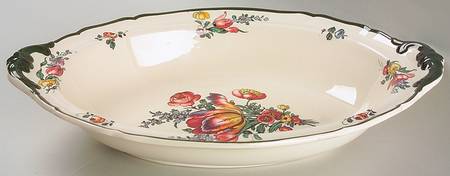 Old Strasburg (Panel) 12" Oval Vegetable Bowl
