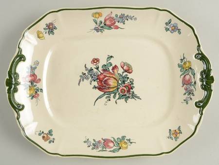 Old Strasburg (Panel) Rectangular Tray 11"