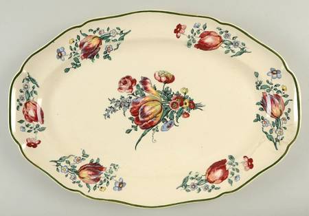 Old Strasburg (Panel) 15" Oval Serving Platter