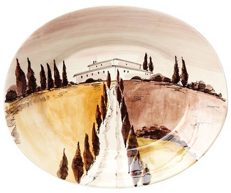 Cortona 20" Oval Serving Platter
