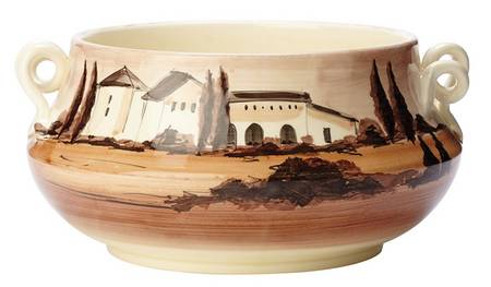 Cortona 14" Round Handled Bowl