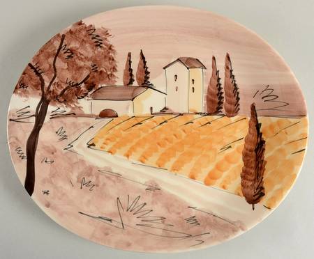 Cortona 15" Oval Serving Platter