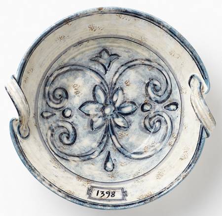 Blu Vittoria 19" Round Handled Bowl
