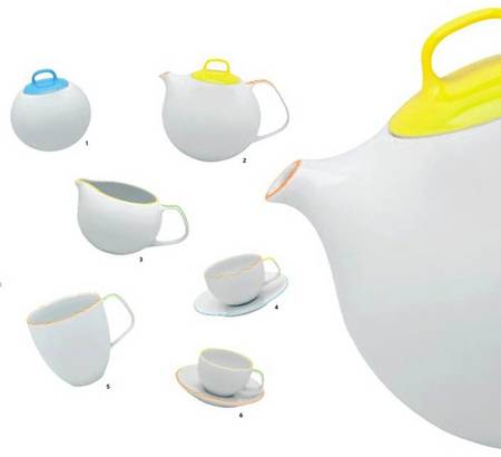 Rainbow Teapot & Lid