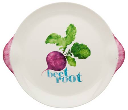 Veggies Handled Cake Plate
