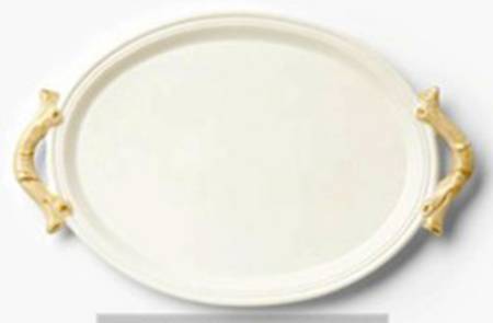 Bambu 21" Oval Handled Tray