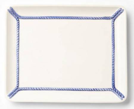 Corda Blue 12" Rectangular Serving Platter