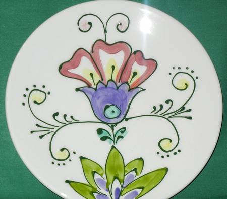 Folk Salad Plate