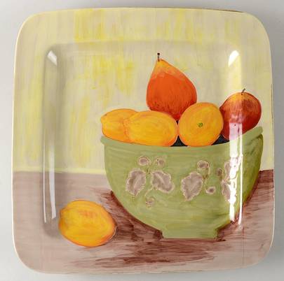 Sara's Fruit Square Wall Plate