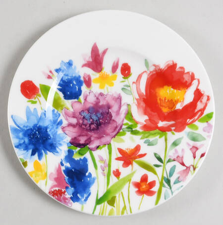 Anmut Flowers Bread & Butter Plate