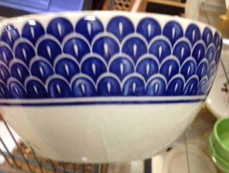 VIA126 Blue Soup/Cereal Bowl