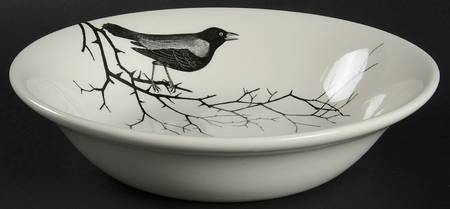 Crow 9" Round Serving Bowl