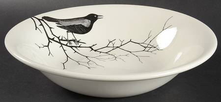 Crow 10" Round Serving Bowl