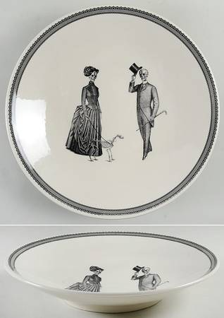 Skull 13" Pasta Serving Bowl