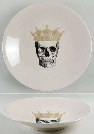 Skull 13" Pasta Serving Bowl
