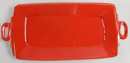 Lastra Red 16" Rectangular Serving Platter