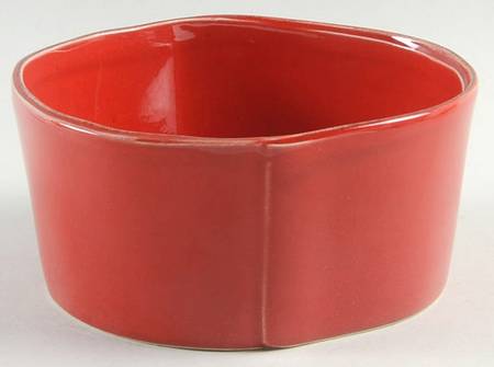 Lastra Red Coupe Cereal Bowl