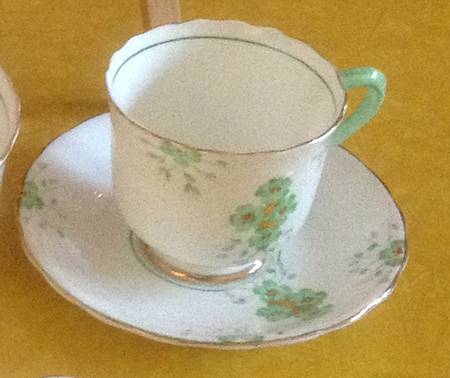 CAE36 Footed Demitasse Cup & Saucer Set