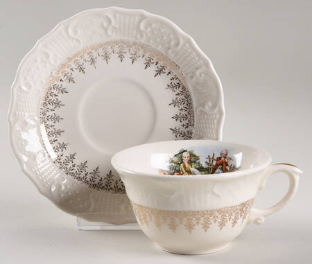 VOG154 Flat Cup & Saucer Set by Vogue