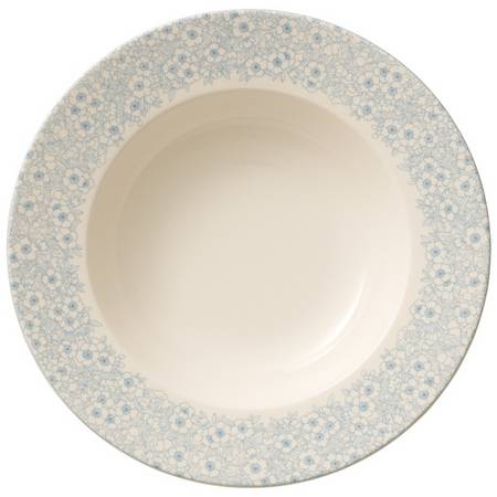 Floreana Blue Large Rim Soup Bowl