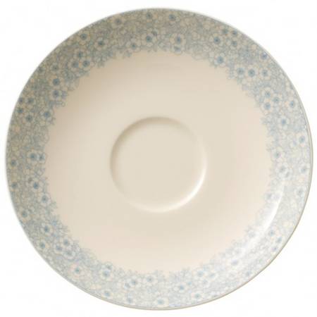Floreana Blue Saucer for Flat Cup