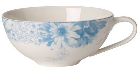 Floreana Blue Flat Cup